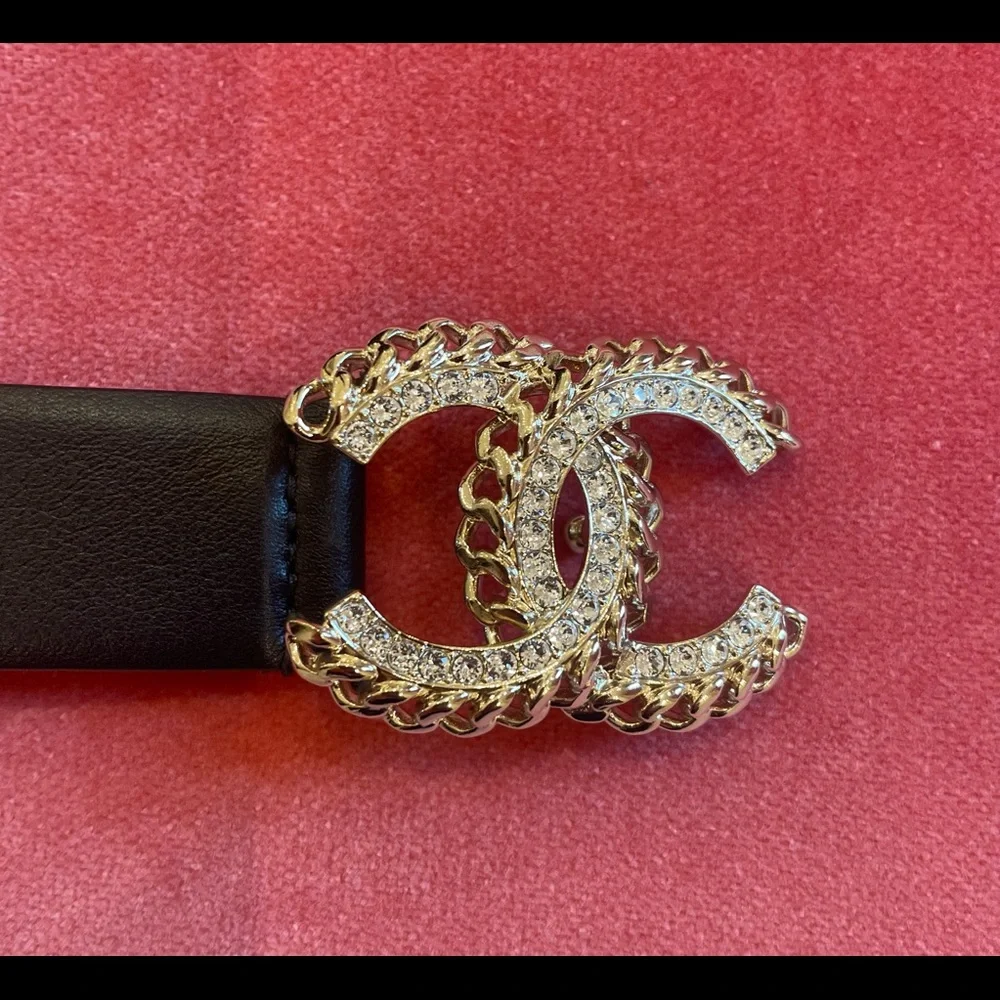 Chanel Black Belt with CC Buckle. Brand new,  highly sought after! - Picture 7 of 12